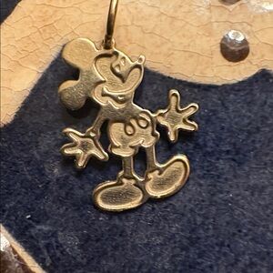 14k gold Dutch Mickey Mouse Pendant